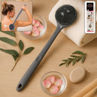 Silicone Back Scrubber Brush – Long Handle for Gentle Exfoliation Your Brand