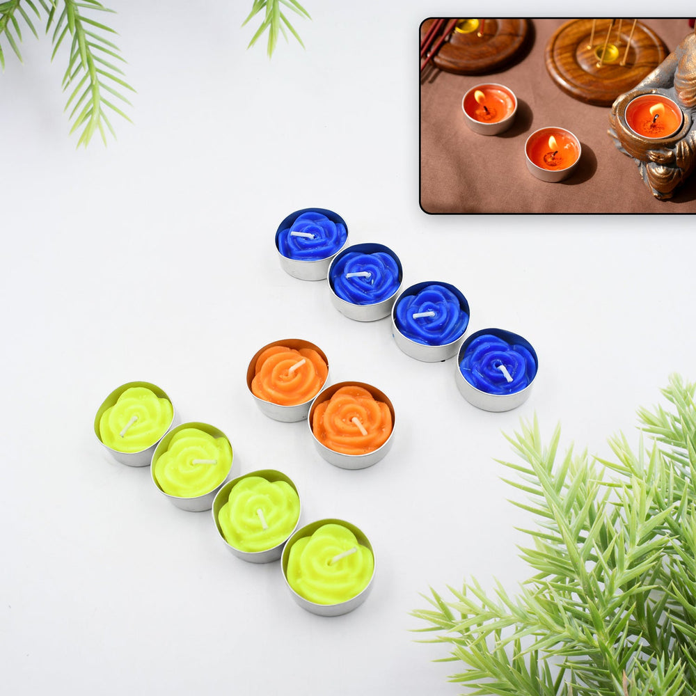 Rose Tealight Candles Home Organization Storage Solution Storage