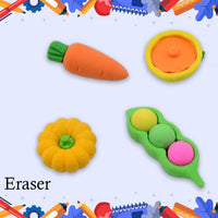 Colorful Kids Erasers Set Home Organization Storage Solution