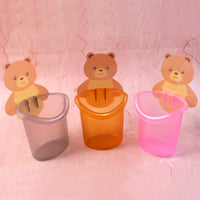 Teddy Bear Toothbrush Holder Kitchen Storage Organizer Solution