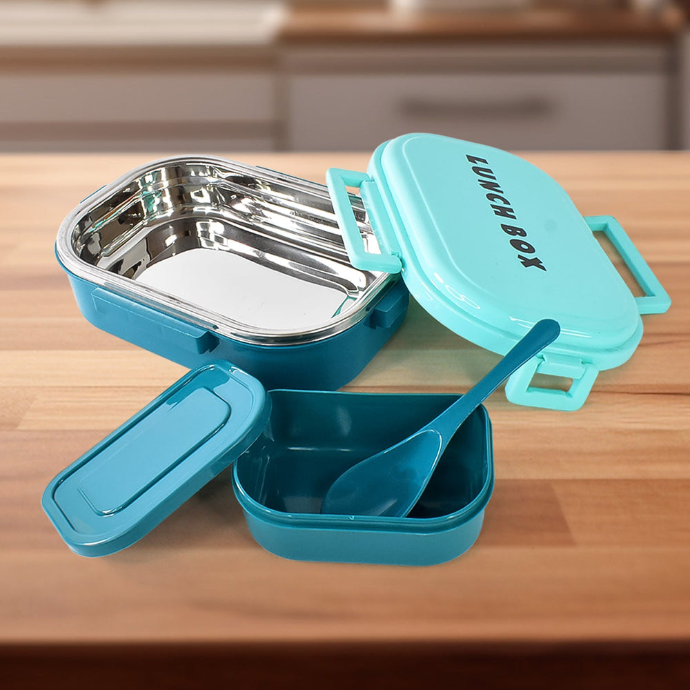 Stainless Steel Lunch Box Multipurpose Storage Organizer Container