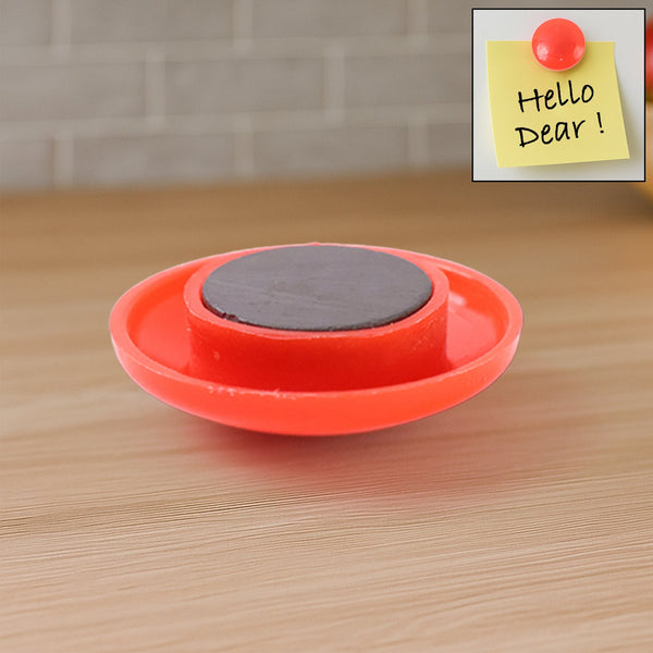 Red Magnetic Board Button - Strong Hold & 30mm Diameter - product image