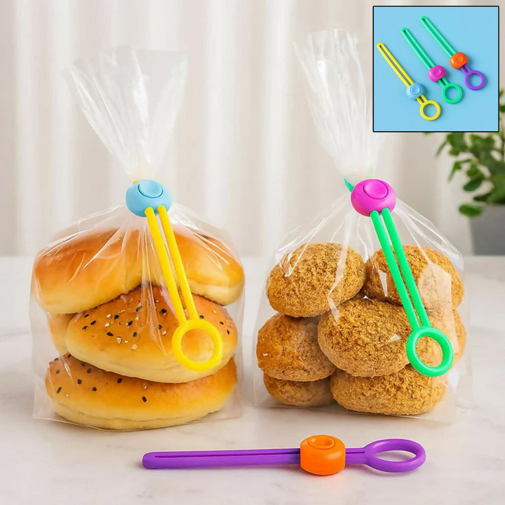 Silicone Food Bag Clips Kitchen Storage Organizer Solution