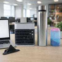 Office Essentials Combo Set - Mini Air Cooler & Water Bottles - product image