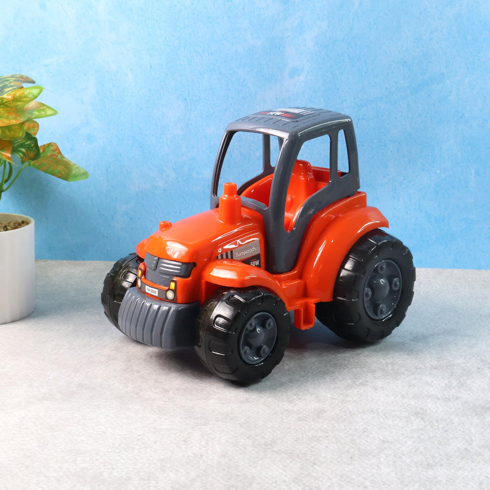 Friction Powered Tractor Toy Home Organization Storage Solution