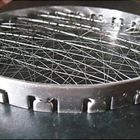 Front view of the Indo Glow stainless steel mini tandoor jalli, showcasing its design.