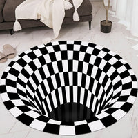 3D Space Round Carpet Home Organization Storage Solution