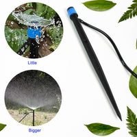 Close-up of the 360-degree adjustable head of the Tidy Roots water dripper.