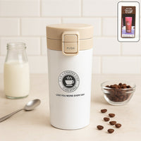 Vacuum Insulated Coffee Flask Portable Travel Essential Organizer