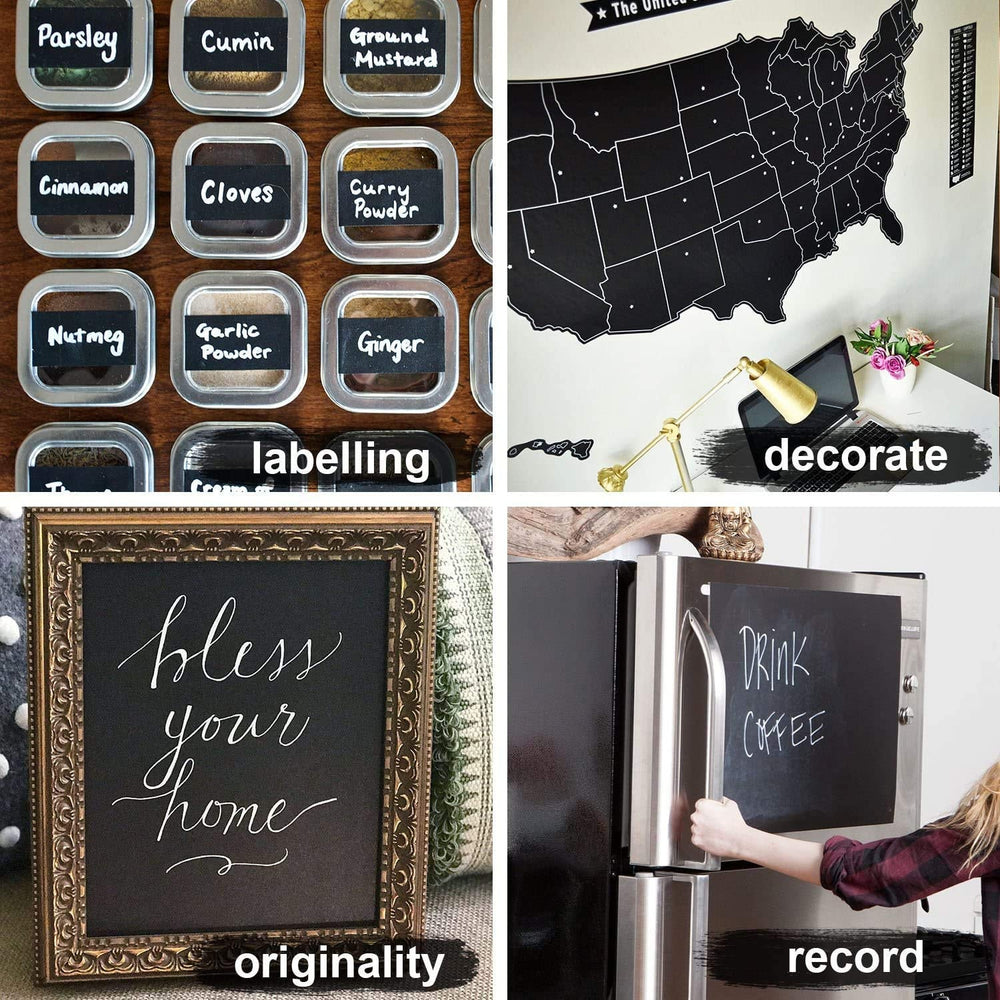 Blackboard Wall Sticker Home Organization Storage Solution Storage