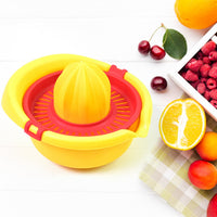Orange Hand Press Juicer Home Organization Storage Solution