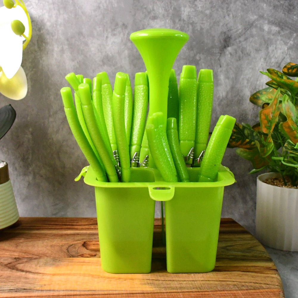 Stainless Steel Cutlery Set Multipurpose Storage Organizer Container