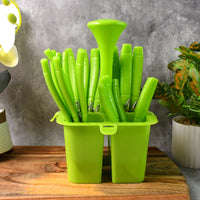 Stainless Steel Cutlery Set Multipurpose Storage Organizer Container