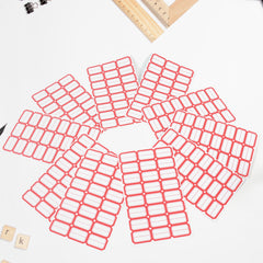 Blank Label Sticker Sheets Bedroom Organization Furniture Storage
