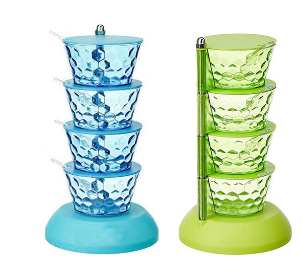 Rotating Pickle Rack – 4-in-1 Multipurpose Kitchen Storage | CookAura