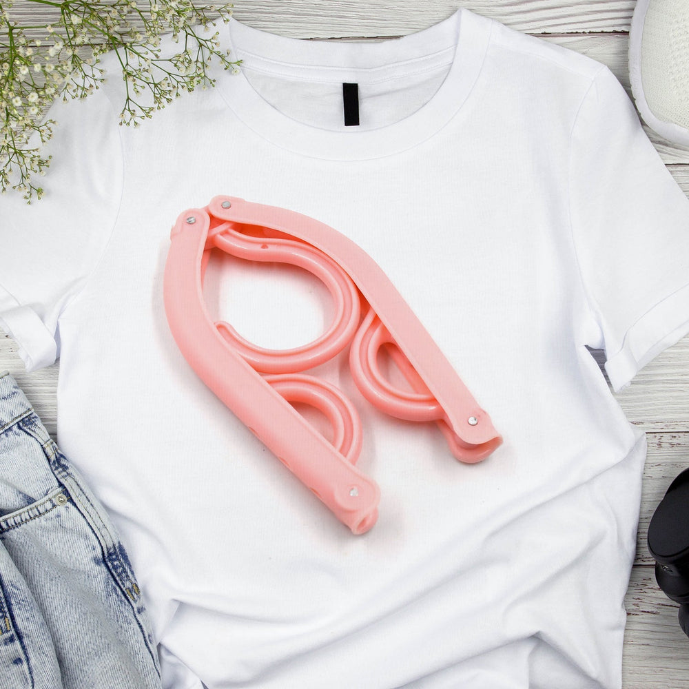 Travel Hangers – Folding Portable Clothes Drying Rack | BathNova Your Brand