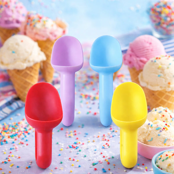 Plastic Ice Cream Scoop – 4 Pc Multipurpose Kitchen Set