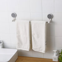 Self-Adhesive Towel Rod Bathroom Organizer Storage Solution Storage