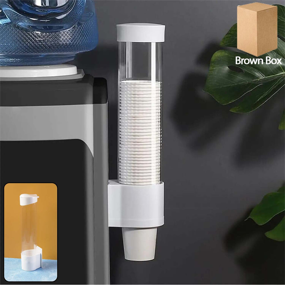 Automatic Paper Cup Dispenser Multipurpose Storage Organizer Container