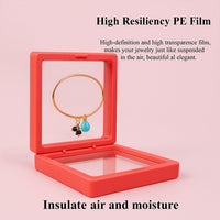 Compact transparent display box ideal for retail exhibitions and personal jewellery collection presentation