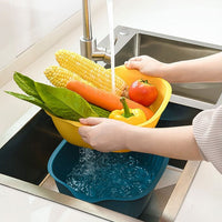 Plastic Washing Bowl Multipurpose Storage Organizer Container Storage