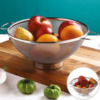 Stainless Steel Mesh Colander Kitchen Storage Organizer Solution