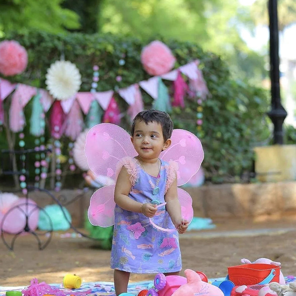 Baby Girl Butterfly Wings – Multi-Color Fairy Costume Set | Little Fashionistas Your Brand