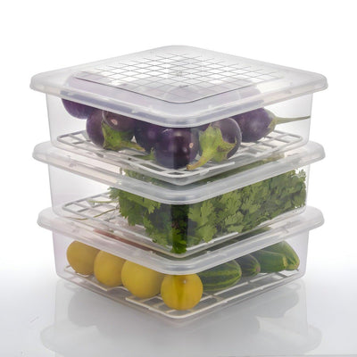 Plastic Food Storage Containers Kitchen Storage Organizer Solution