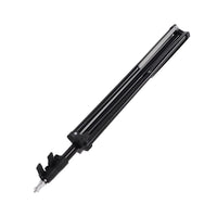 Adjustable head of a DSLR camera tripod, showcasing its flexibility for panning shots.