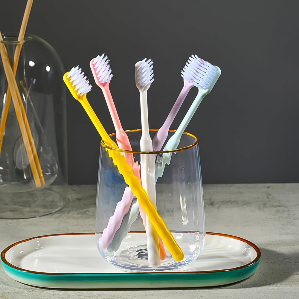 Soft Plastic Toothbrush Set Multipurpose Storage Organizer Container