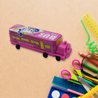 Metal Bus Pencil Case Home Organization Storage Solution