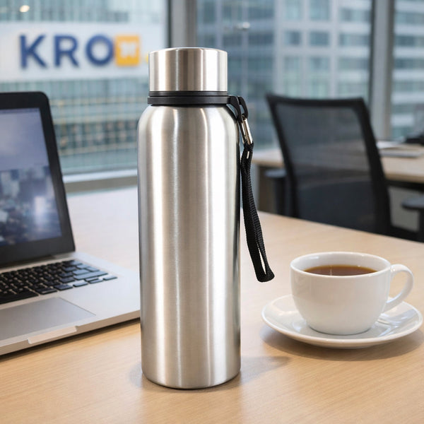 Stainless Steel Water Bottle – Durable 750 ML Hydration
