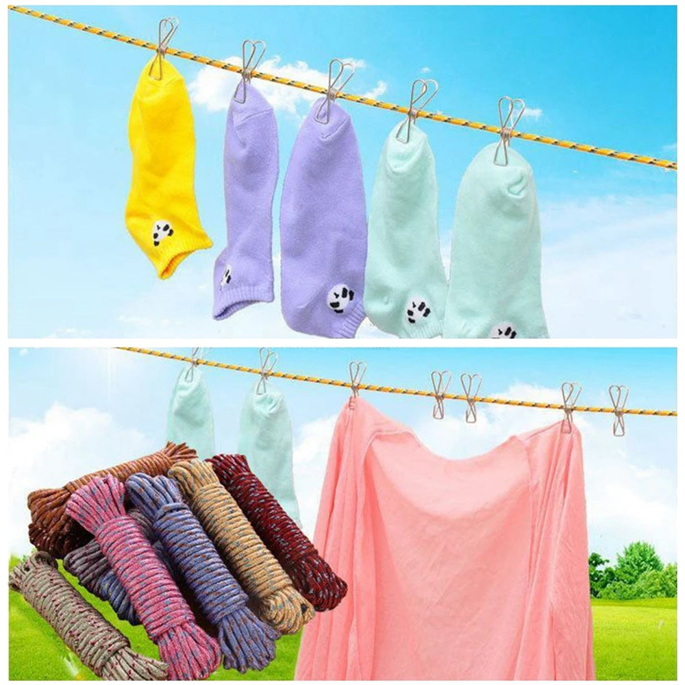 Laundry Clothesline 10m Nylon Kitchen Storage Organizer Solution