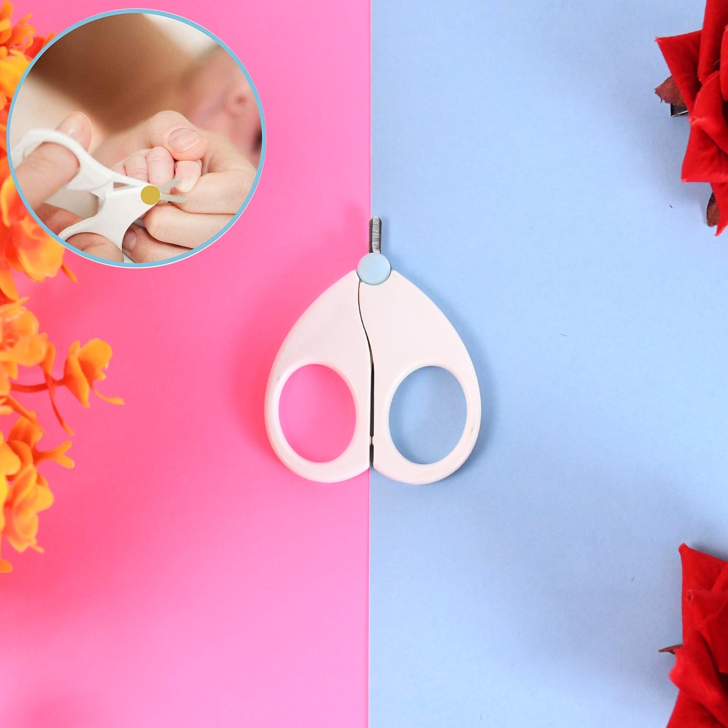 Baby safety nail cutter scissors