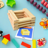 Wooden Pattern Puzzle Home Organization Storage Solution Storage