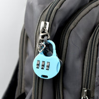 3-Digit Zipper Lock Portable Travel Essential Organizer Storage
