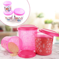 Stackable plastic storage containers with lids, demonstrating efficient space utilization.