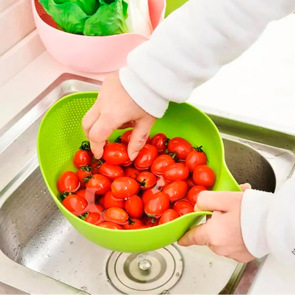 Rice Washing Bowl Multipurpose Storage Organizer Container Storage