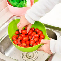 Rice Washing Bowl Multipurpose Storage Organizer Container Storage