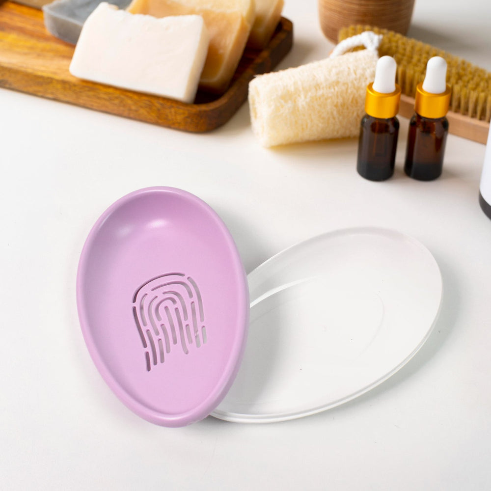 Soap Dish with Drain Kitchen Storage Organizer Solution