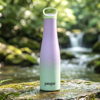 Insulated flask style stainless steel water bottle