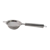 Kitchen strainer with ergonomic heat-resistant handle design