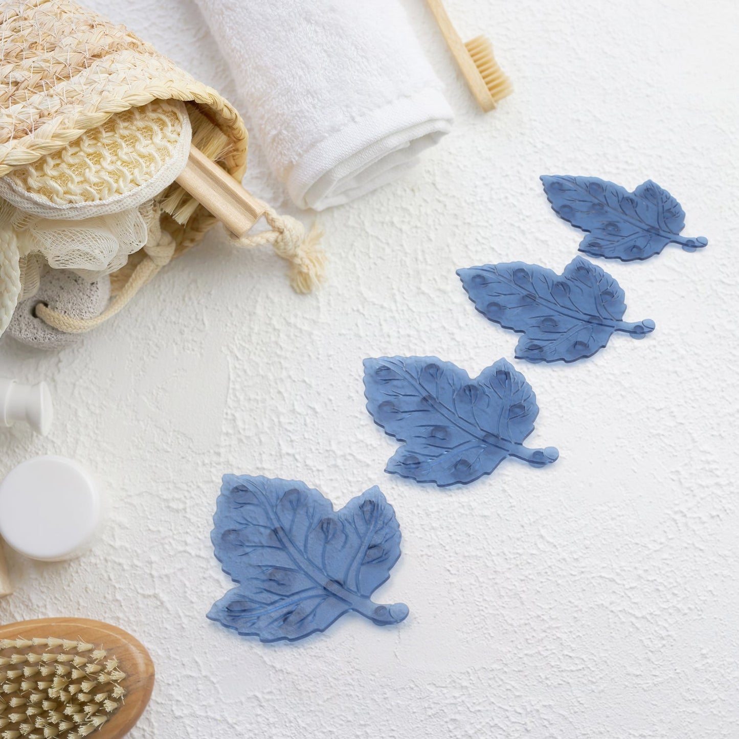 Baby anti-slip bath mat set