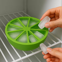 Lemon Shape Silicone Ice Cube Tray Home Organization Storage Solution