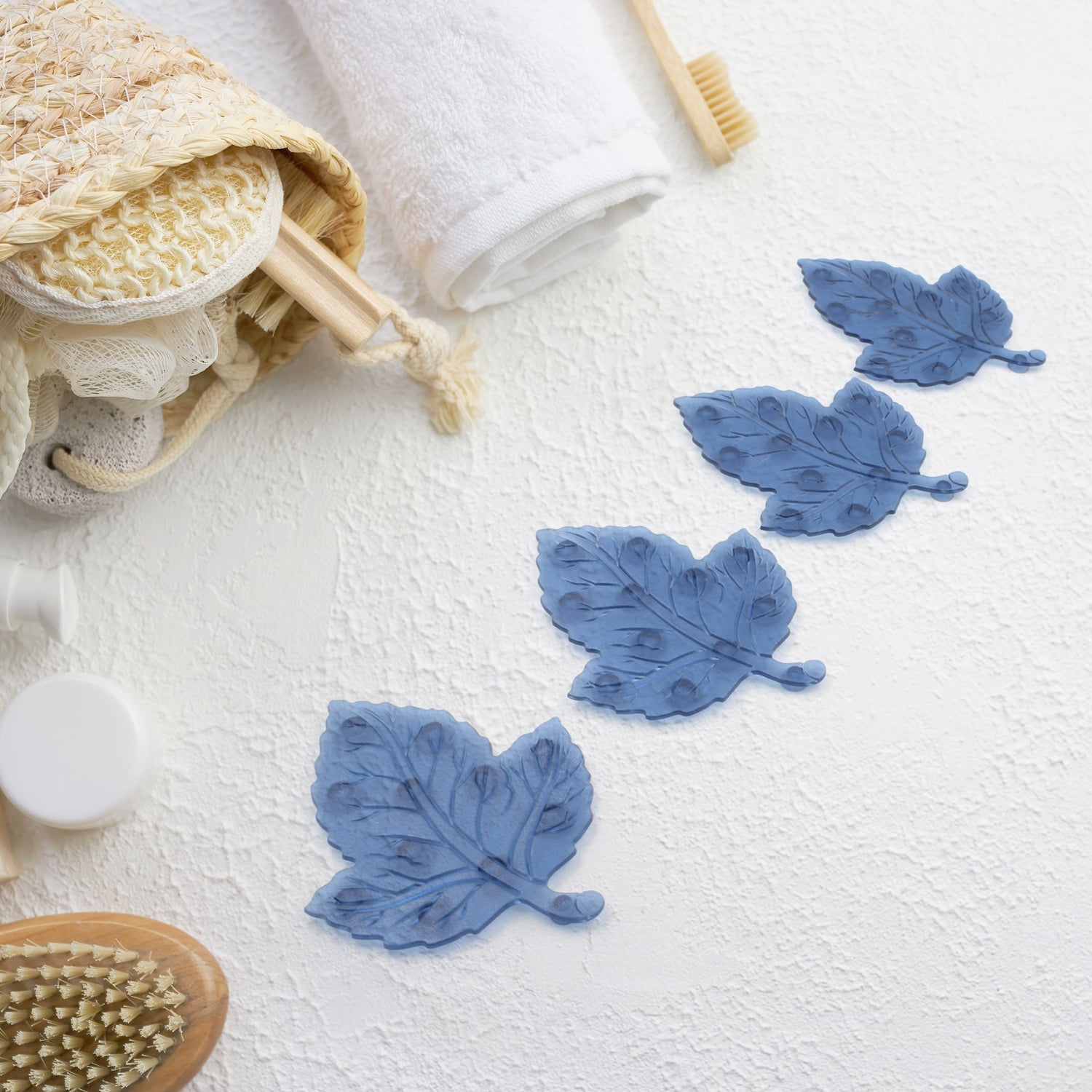 Baby Anti-Slip Bath Mat 4 Pc Set