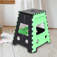 Folding Stool 18-inch Portable Travel Essential Organizer Storage