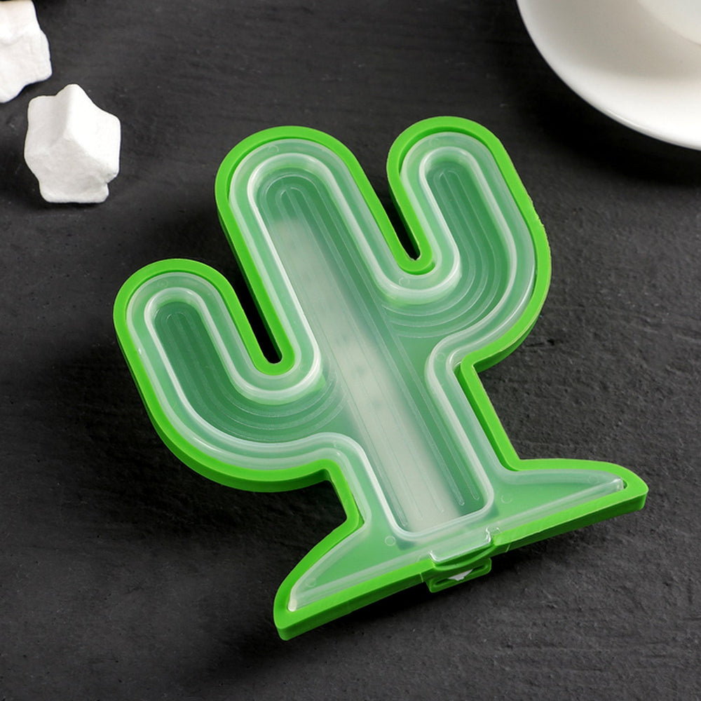 Cactus Silicone Ice Cream Mold Home Organization Storage Solution