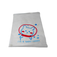 Reusable zip pouch displayed open to show interior space for essentials.