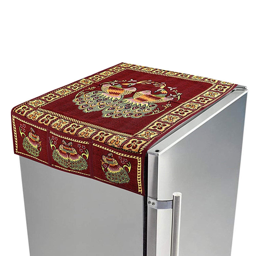 Cotton Fridge Top Cover Home Organization Storage Solution
