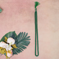 Full length view of the 99-bead Islamic prayer tasbih from Divine Gleam.